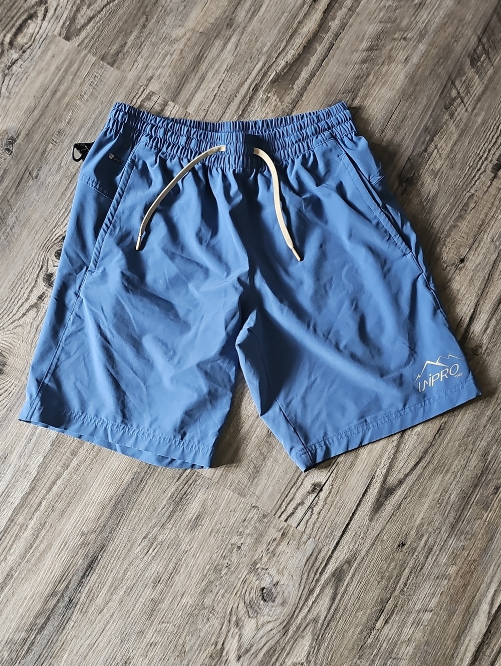 Men's Blue Shorts with Drawstring
